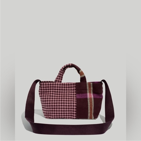 Madewell Handbags - NWT Madewell Mini Purple Crossbody Tote